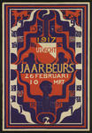 700072 Affiche van de 1e Jaarbeurs te Utrecht.